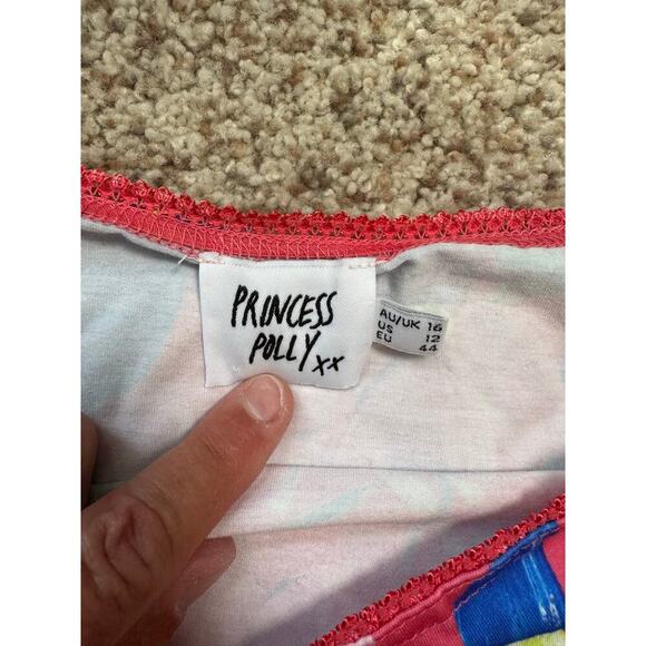 Princess Polly Mini Skirt; Lightweight floral print, So adorable! Women's 16 - Picture 3 of 7